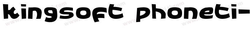 kingsoft phoneti字体转换